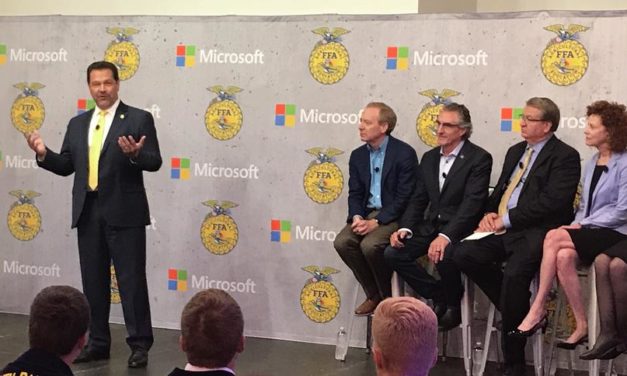 FFA and Microsoft announce educational partnership between technology and agriculture