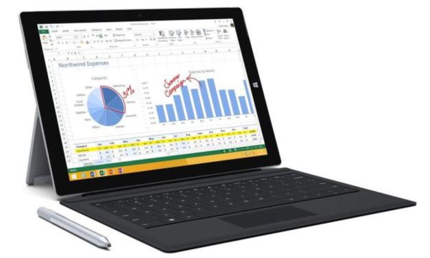 This refurbished Surface Pro 3 includes a keyboard and pen for $420